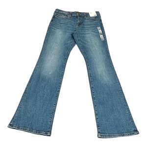 NWT Aeropostale Women's Mid Rise Bootcut Jeans Blue Stretch Denim Size 12R